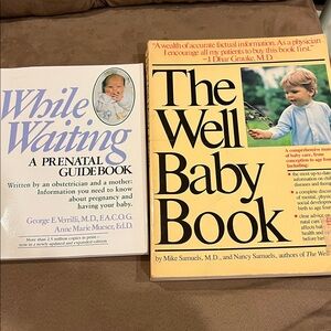 The Well Baby Book/While Waiting Prenatal Guide book bundle